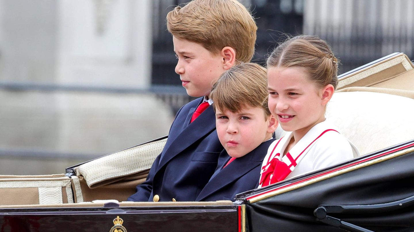 George, Louis und Charlotte