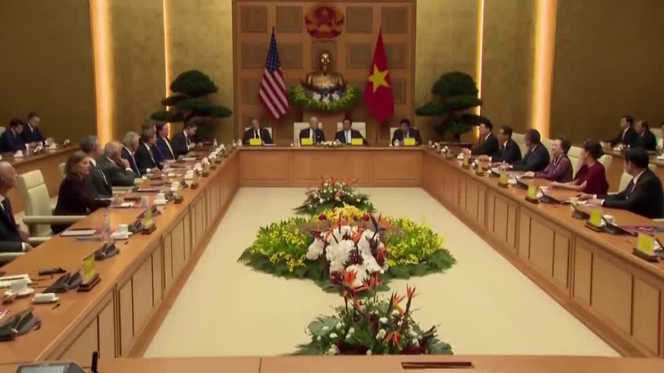 Video: USA und Vietnam wollen wirtschaftliche Zusammenarbeit stärken Video: USA und Vietnam wollen wirtschaftliche Zusammenarbeit stärken