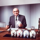 Robert Lembke in seiner Ratesendung