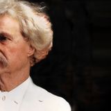 Ein coloriertes Bild von Mark Twain