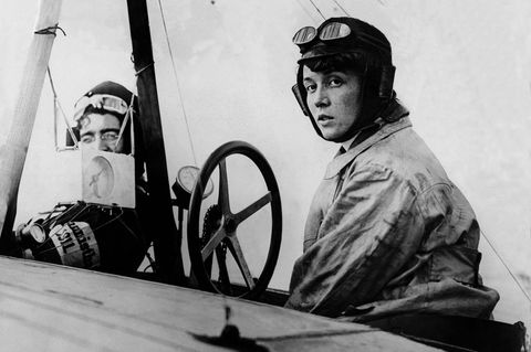Die Pilotin Melli Beese bei den