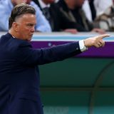 Louis Van Gaal bei der Fußball-WM in Katar, damals war er noch Trainer der Niederlande