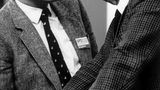Lafontaine 1982 im Gespräch mit Bundeskanzler Helmut Schmidt
