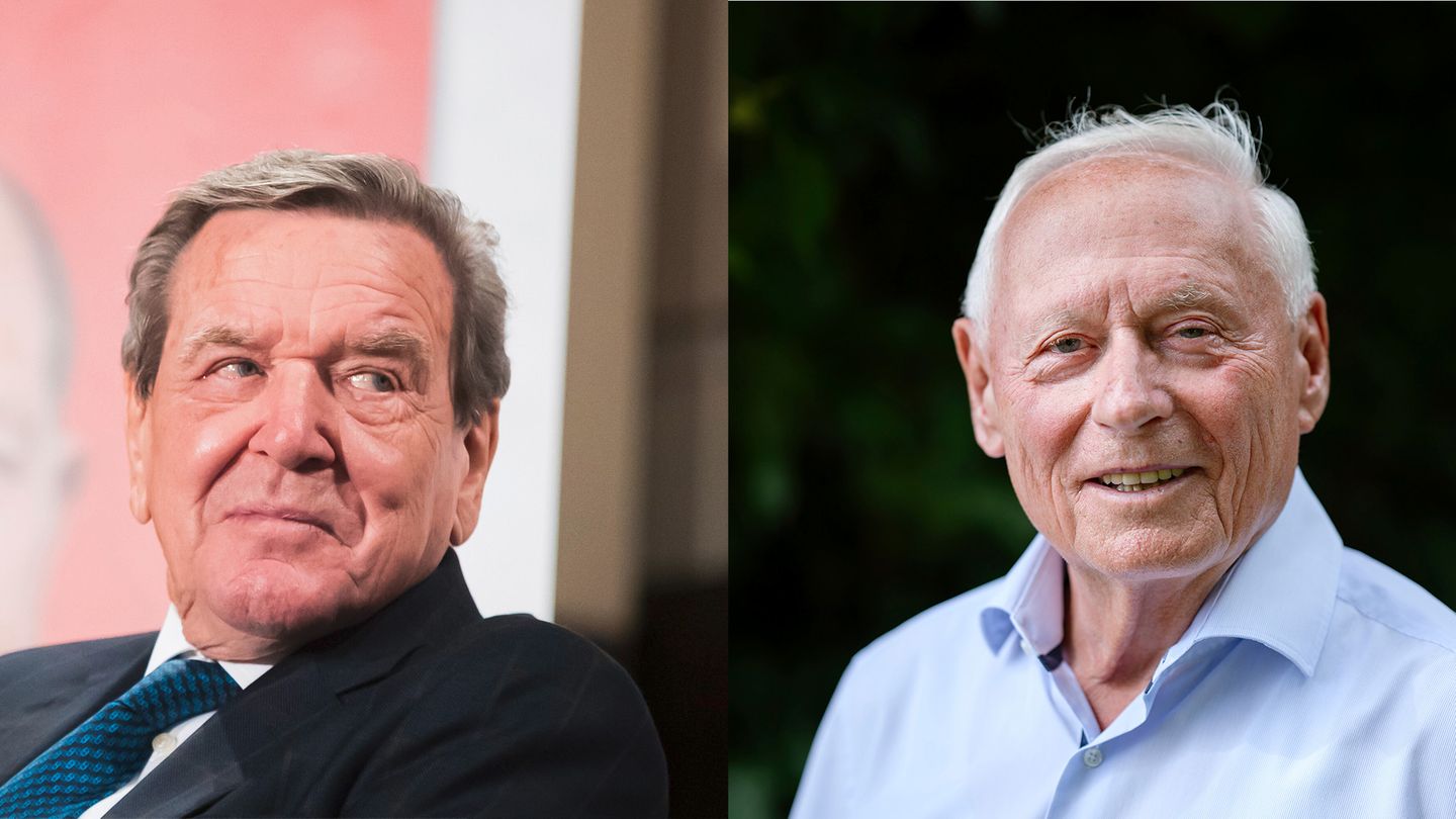 Secret meeting: Schröder and Lafontaine speak out