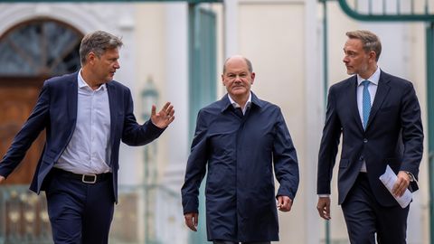 Robert Habeck, Olaf Scholz, Christian Lindner