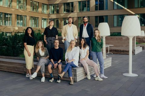 Gruppenbild von den jungen stern-Redakteuren