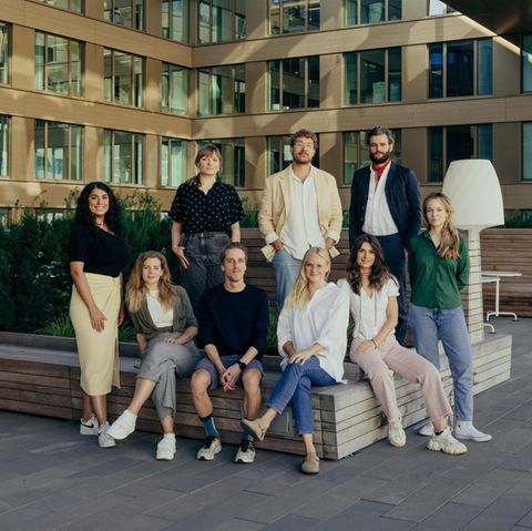 Gruppenbild von den jungen stern-Redakteuren