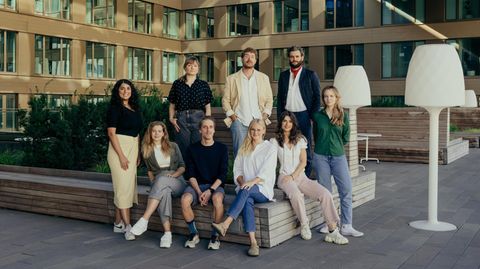 Gruppenbild von den jungen stern-Redakteuren