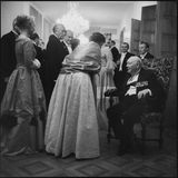 Konrad Adenauer empfängt Winston Churchill 1956 im Palais Schaumburg