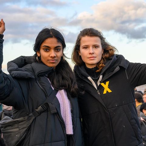 Lakshmi Thevasagayam und Luisa Neubauer