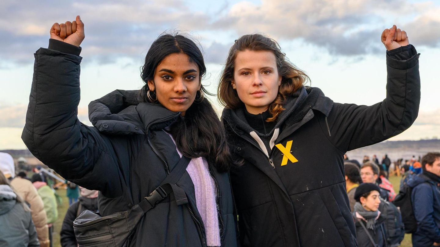 Lakshmi Thevasagayam und Luisa Neubauer