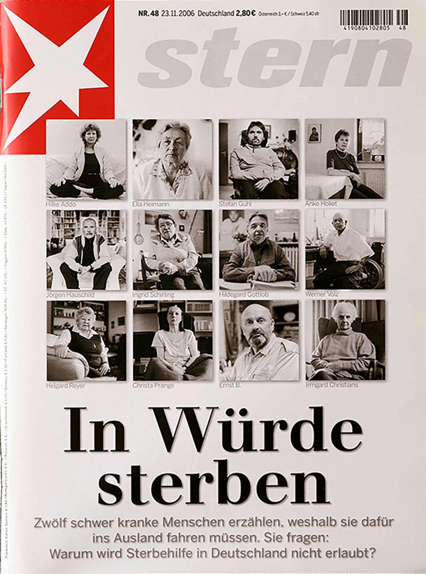 stern-Cover "In Würde sterben"