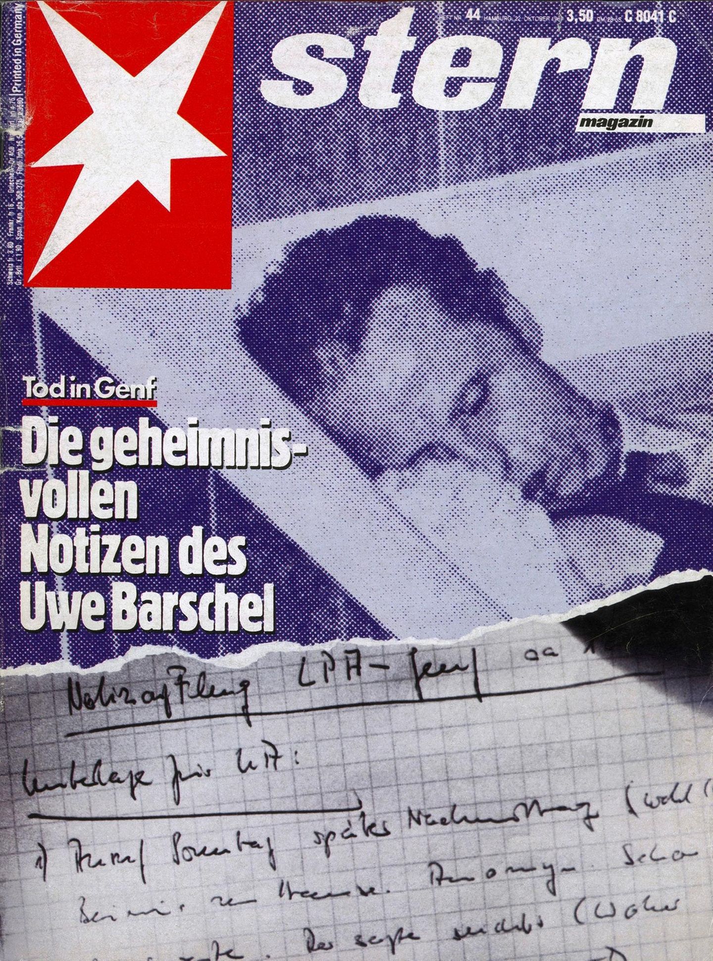 Stern-Cover Uwe Barschel