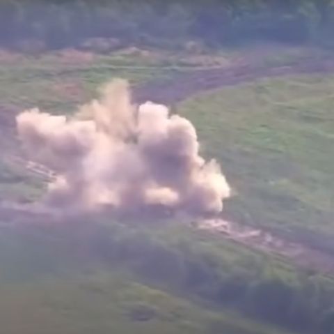 Der Treffer auf dem T-72