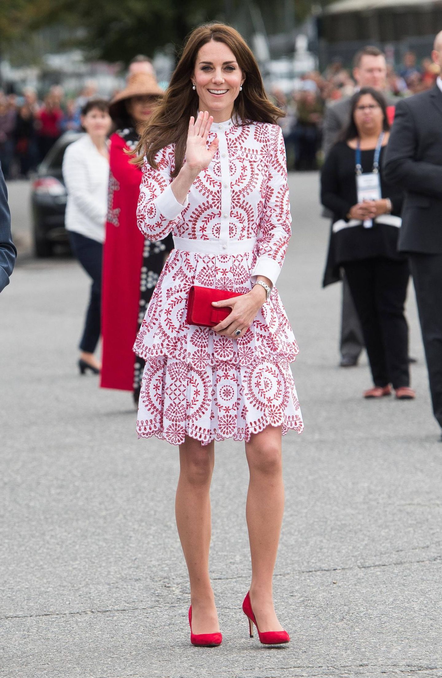 Prinzessin Kate in Alexander McQueen