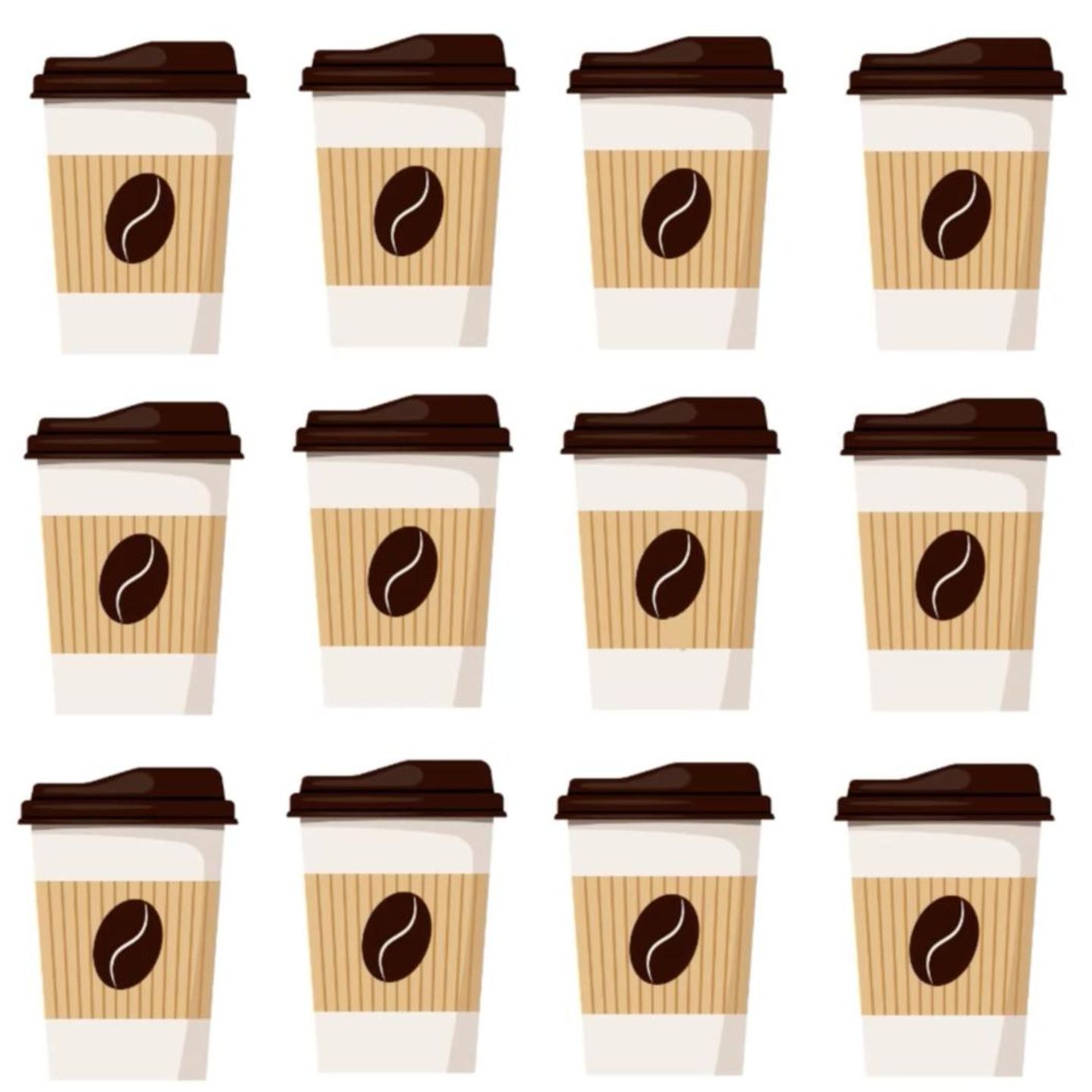 Bilderrätsel: Welcher Kaffeebecher sticht aus der Masse heraus?