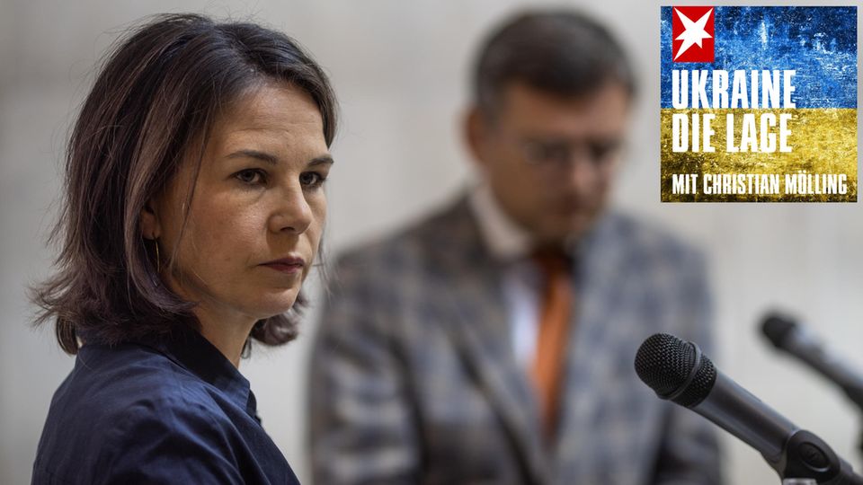 Bundesaußenministerin Annalena Baerbock in der Ukraine