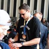 Im Anschluss: Medien-Interviews und Autogramme für die Fans