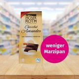 Kunden von Aldi Nord stieß die Überarbeitung der Edel-Marzipanschokolade von Moser Roth unangenehm auf: Statt 45 Prozent Edel-Marzipan steckten auf einmal nur noch 38 Prozent in der Tafel...
