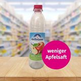 Schon im vergangenen Jahr hatten die Verbraucherschützer eine Welle von "Skimpflation" kritisiert. Eines der damaligen Beispiele: In der Adelholzener Apfelschorle steckt nur noch 50 Prozent statt zuvor 55 Prozent Apfelsaft.