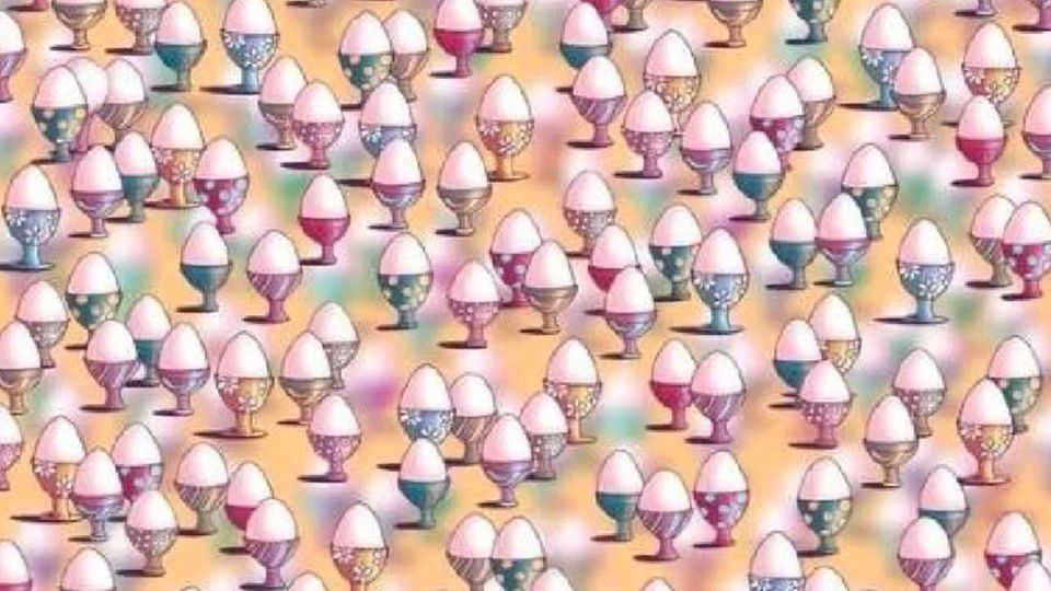 Augentest: Finden Sie den Golfball unter den Eiern?