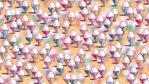 Augentest: Finden Sie den Golfball unter den Eiern?
