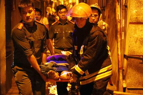 Brand Wohnhaus Vietnam