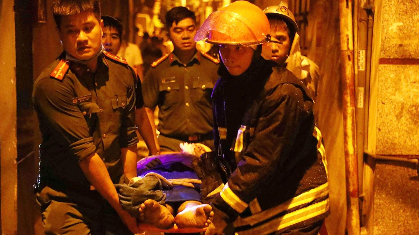 Brand Wohnhaus Vietnam