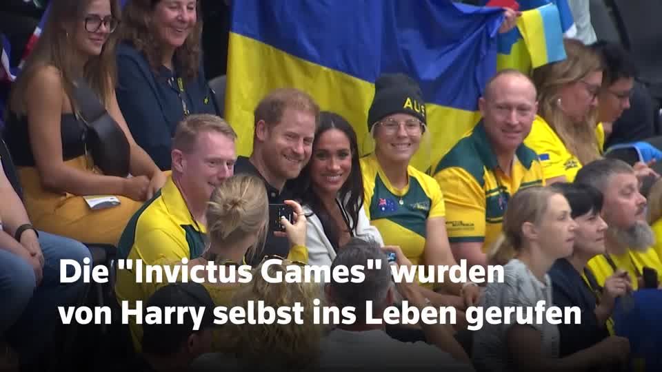 "Invictus Games": Royaler Besuch bei Veteranen-Event: Harry und Meghan mischen sich ins Düsseldorfer Publikum