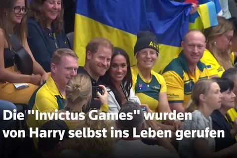 "Invictus Games": Royaler Besuch bei Veteranen-Event: Harry und Meghan mischen sich ins Düsseldorfer Publikum
