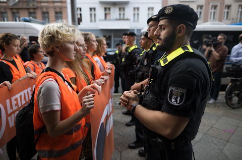 Protestmarsch Letzte Generation