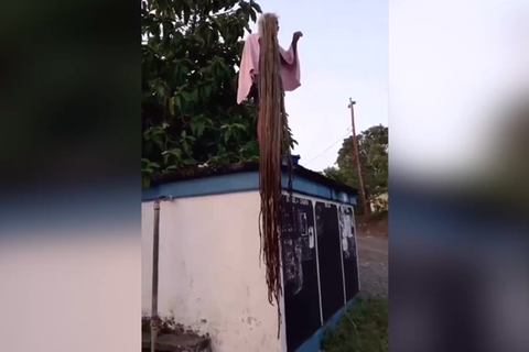 Video: Mann aus Jamaica zeigt Dreadlocks, die 40 Jahre gewachsen sind