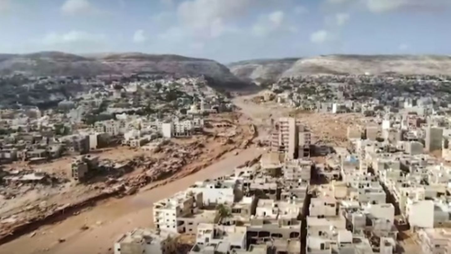 Zahl der Überschwemmungs-Toten in libyscher Stadt Darna steigt auf mehr als 3800