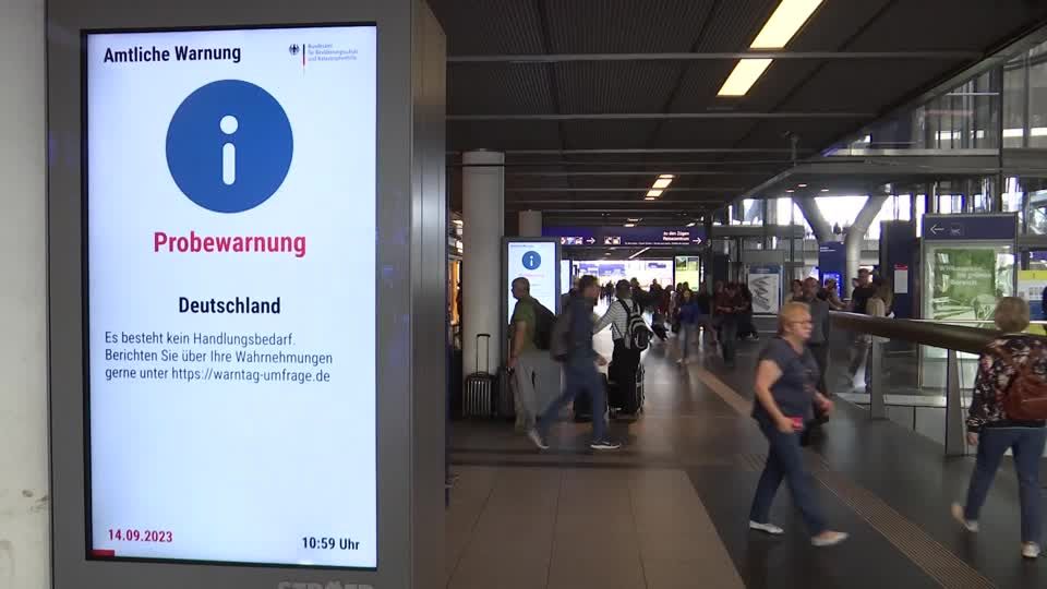 Behörden testen Warnsysteme: Sirenen heulen und Handys schrillen: So lief der bundesweite Warntag