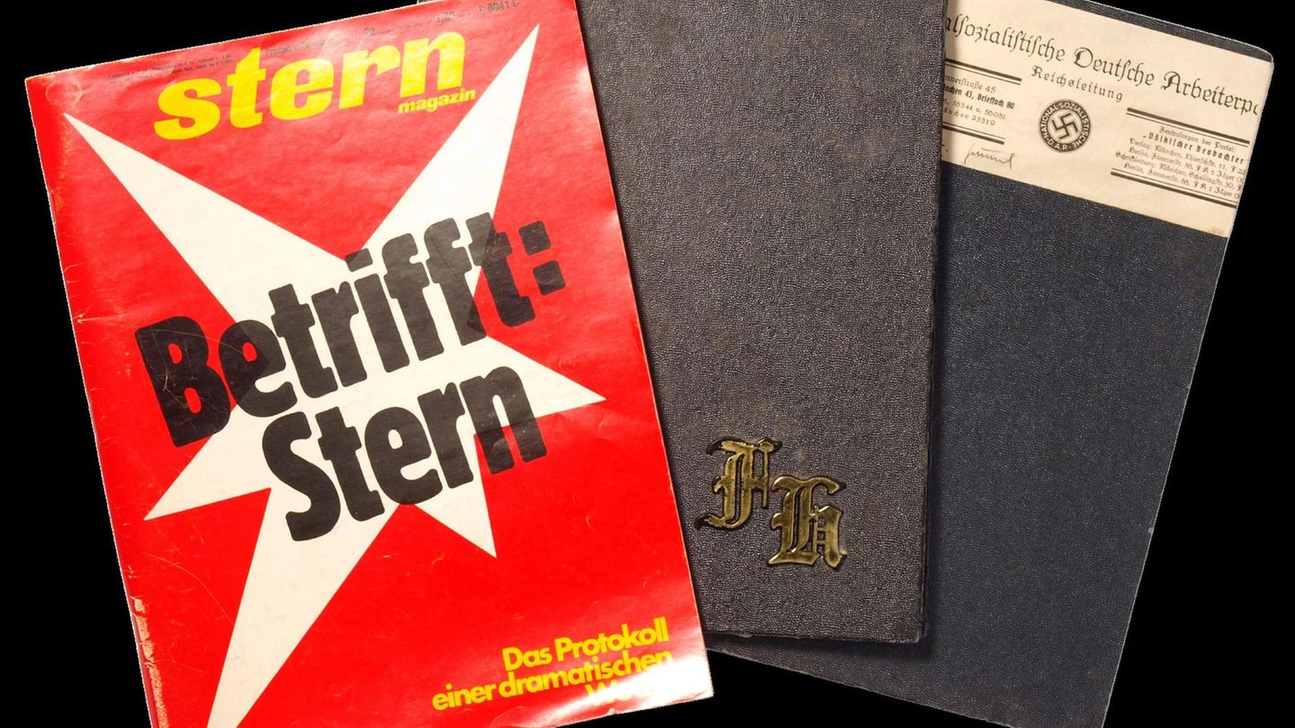 Die sogenannten Hitler-Tagebücher waren vom Maler Konrad Kujau angefertigt und vom stern-Reporter Gerd Heidemann für das Magazin angekauft worden