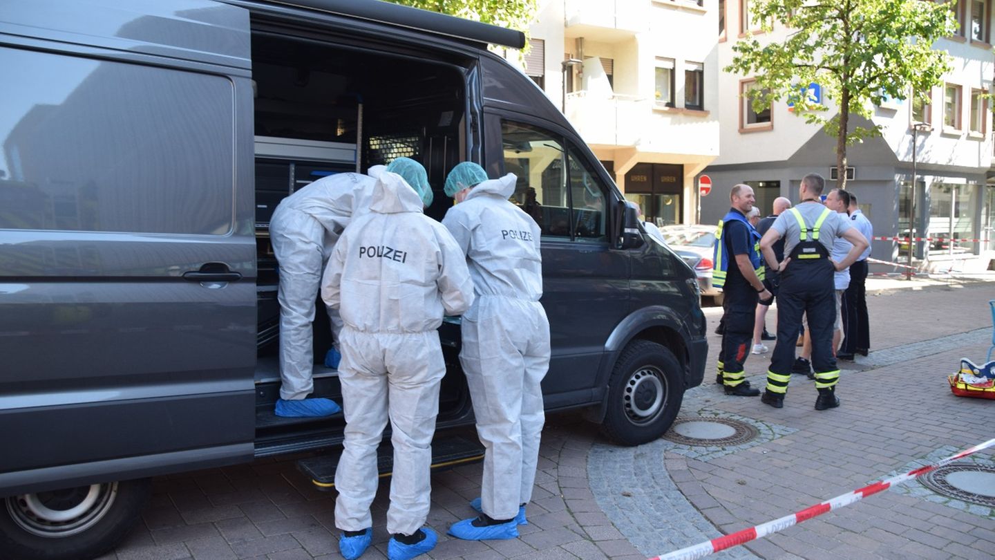 Spurensicherung in Wiesloch
