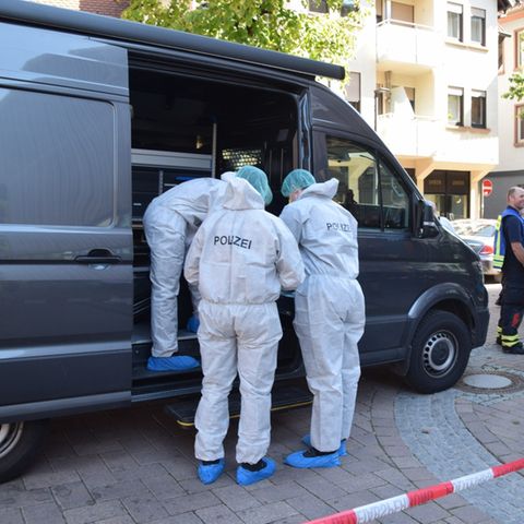 Spurensicherung in Wiesloch