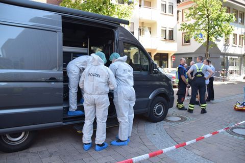 Spurensicherung in Wiesloch