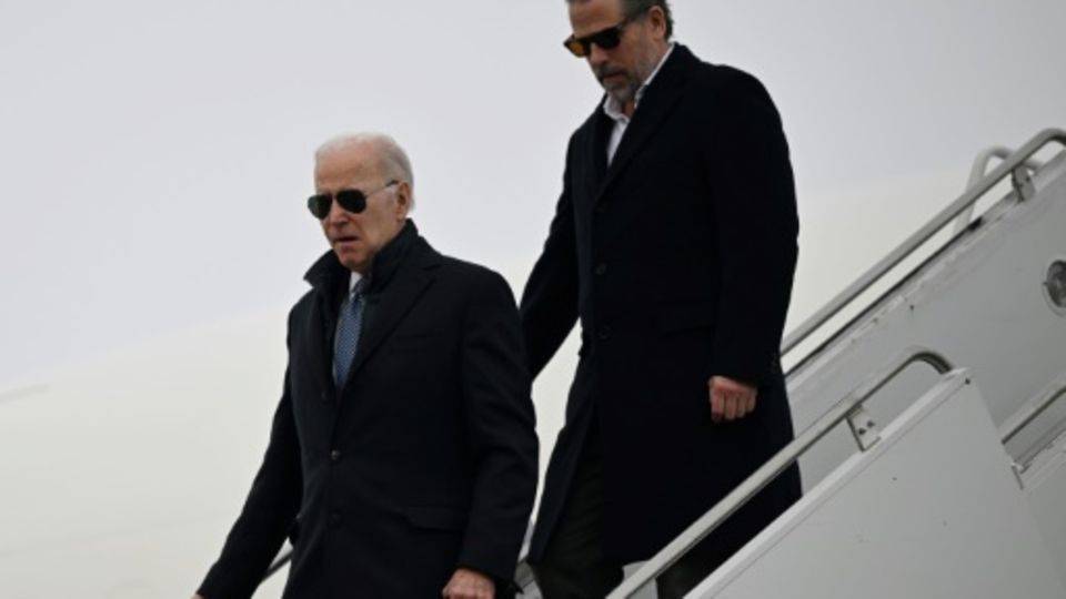 Präsident Joe Biden mit Sohn Hunter
