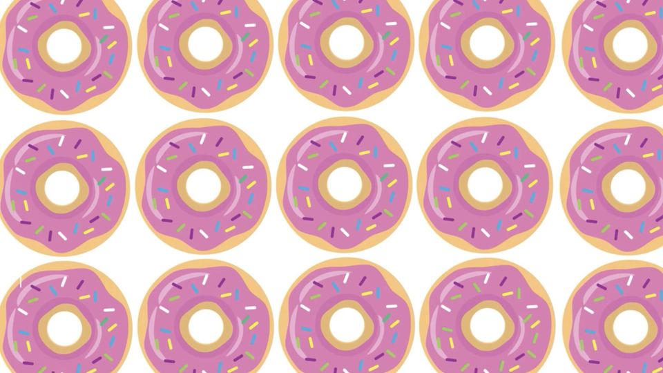 Augentest: Welcher Donut unterscheidet sich von den anderen?
