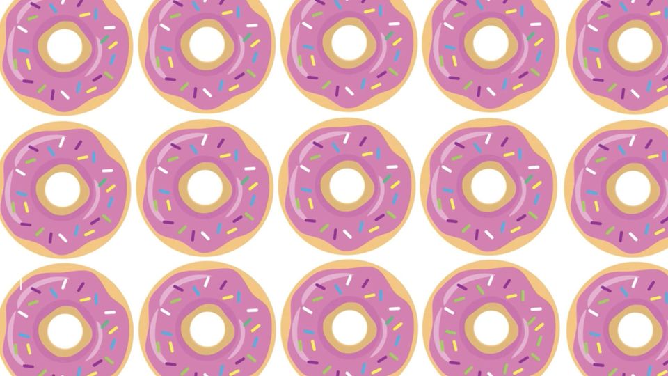 Augentest: Welcher Donut unterscheidet sich von den anderen?