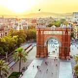 Arc de Triomf in Barcelona, Spanien