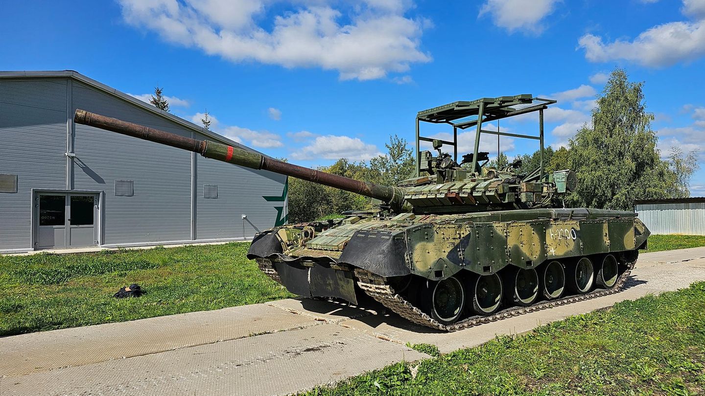 Nun wird der T-80 im Patriotischen Park bei Moskau ausgestellt.