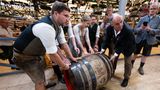 Bierfass zum Anstich