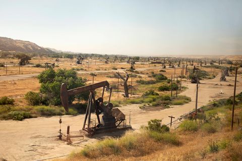 Ein Ölfeld in Salinas, im US-Bundesstaat Kalifornien