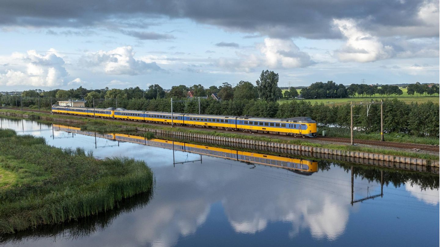 3. Niederlande: 90,5 Prozent Ein Zug im Norden der Niederlande