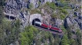 Ein Güterzug des ÖBB in Österreich