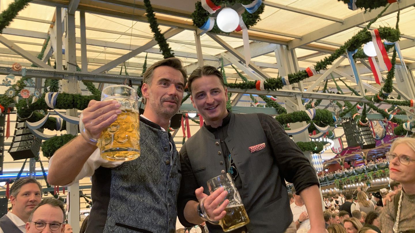 Florian Silbereisen und Andreas Gabalier Florian Silbereisen und Andreas Gabalier auf dem Oktoberfest