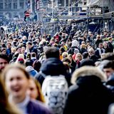 Menschenmassen in Amsterdam