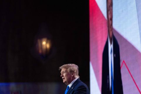 Donald Trump bei einem Auftritt in Washington Mitte September